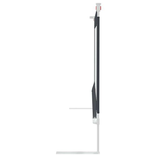 vidaXL Turvalaita s&auml;nkyyn tummanharmaa 90x25 cm kangas