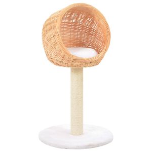 vidaXL Kissan kiipeilypuu sisal-pylv&auml;&auml;ll&auml; luonnollinen paju