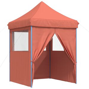 vidaXL Juhlateltta 200 x 200 x 306 cm Terrakotta Oxford-kangas