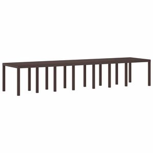 vidaXL Puutarhap&ouml;yt&auml; Ruskea 400 x 100 x 73 cm polyrottinki