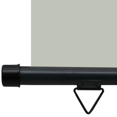 vidaXL Parvekkeen sivumarkiisi 105x250 cm harmaa