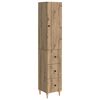 vidaXL Kaappisarja 2 pcs 33 x 34,5 x 90 cm Tekninen puu