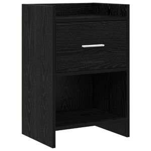 vidaXL Y&ouml;p&ouml;yd&auml;t Musta tammi 40 x 30 x 60 cm Tekninen puu