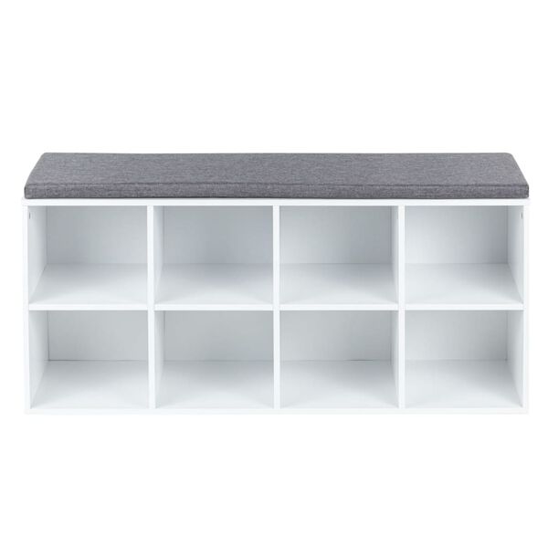 HI Kenk&auml;teline tyynyll&auml; 103,5x29x48 cm valkoinen