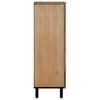 vidaXL Highboard Ruskea 60x33x100 cm Massiivipuu Mango