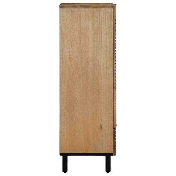 vidaXL Highboard Ruskea 60x33x100 cm Massiivipuu Mango