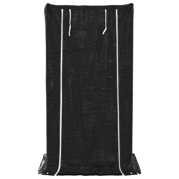 vidaxL Polttopuuteline sadesuojalla 100x80x200 cm galvanoitu teräs