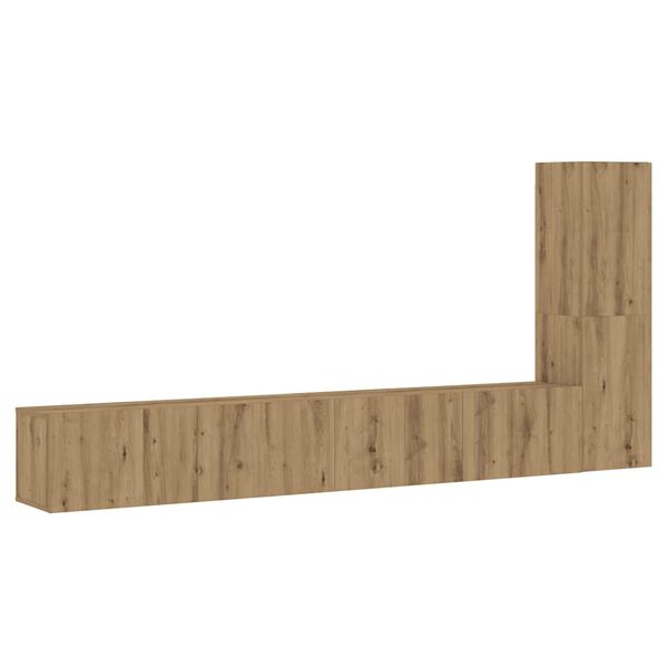 vidaXL 3-osainen TV-kaappisarja sein&auml;lle kiinnitett&auml;v&auml;