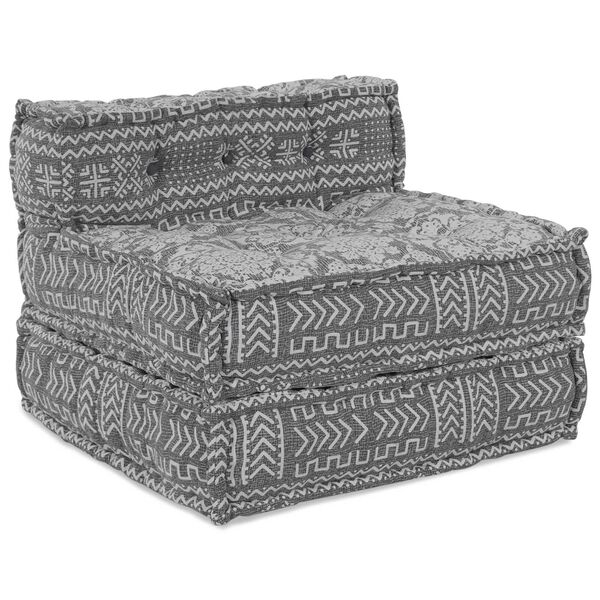 vidaXL Modulaarinen sohva 4 pcs Vaaleanharmaa kangas