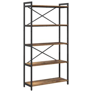 vidaXL Kirjahylly 80 x 30 x 155 cm Tekninen puu Vanha puu