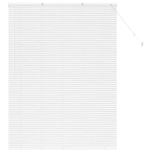 vidaXL Venetsialaiset Verhot Valkoinen 175 x 125 cm Alumiini