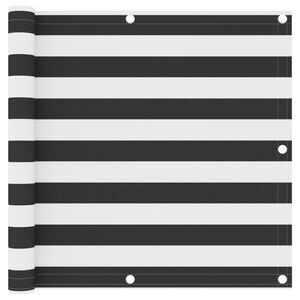 vidaXL Parvekkeen suoja antrasiitti/valkoinen 90x400 cm Oxford kangas