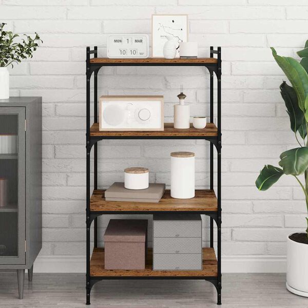 vidaXL Hyllylevy 4 pcs Ruskea 60 x 40 x 1,5 cm Tekninen puu