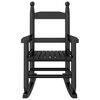 vidaXL Keinutuolit lapsille 2 kpl musta t&auml;ysi poppelipuu