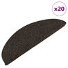 vidaXL Itsekiinnittyv&auml;t porrasmatot 30 kpl antrasiitti 56x17x3 cm