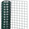 Nature Metalliverkko neli&ouml; 1x5 m 25 mm muovip&auml;&auml;llysteinen ter&auml;s vihre&auml;