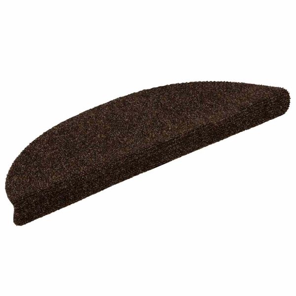 vidaXL Porrasmatot itseliimautuvat 30 kpl 56x17x3 cm ruskea puolipy&ouml;re&auml;