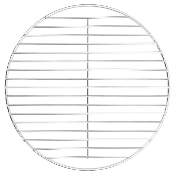 vidaXL Grilliritilä pyöreä Ø34,5 cm 304 ruostumaton teräs
