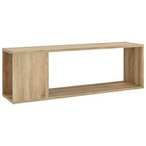 vidaXL TV-taso Sonoma-tammi 100x24x32 cm tekninen puu