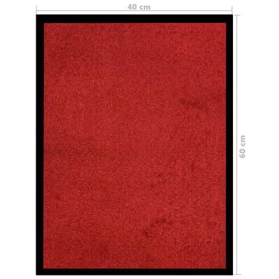 vidaXL Ovimatto punainen 40x60 cm