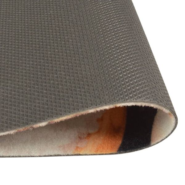 vidaXL Keitti&ouml;n pest&auml;v&auml; matto vihannekset 60x180 cm sametti