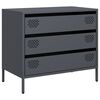 vidaXL senkki antrasiitti 68x39x58,5 cm kylm&auml;valssattu ter&auml;s