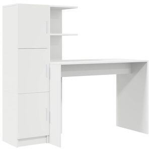 vidaXL P&ouml;yt&auml; Valkoinen 133.5 x 50 x 124 cm 2 kpl