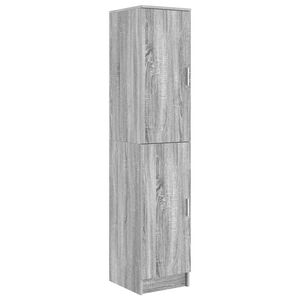 vidaXL Korkea kaappi Harmaa Sonoma 35 x 39 x 168 cm