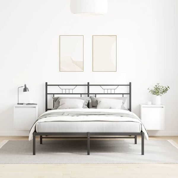 vidaXL Sein&auml;kiinnitett&auml;v&auml;t y&ouml;p&ouml;yd&auml;t 2 kpl valkoinen 38x34x40 cm