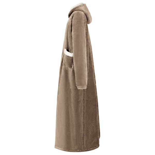 vidaXL Viltti-huppari Camel l Fleece ja flanelli