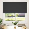vidaXL Rullaverho Blackout Musta 155x130 cm Kankaan leveys 151,6 cm