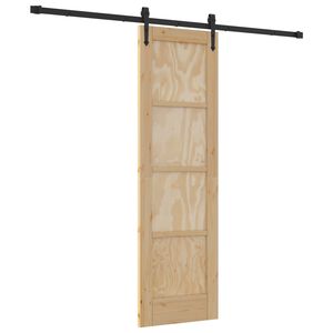 vidaXL Liukuovi ORKDAL 61 x 198,5 cm T&auml;ysi m&auml;nty Luonnollinen