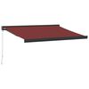 vidaXL Käsin kelattava markiisi viininpunainen 300x250 cm