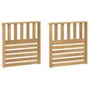 vidaXL K&auml;sinojien moduuli 2 pcs valkoinen 60 x 6 x 61 cm