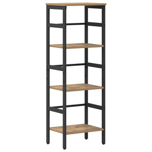 vidaXL Kirjahylly 3 tasoa 40 x 29,5 x 115 cm Tekninen puu