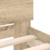 vidaXL Sängynrunko päädyllä Sonoma-tammi 150x200 cm