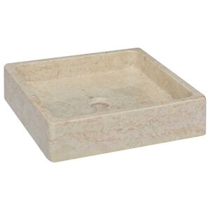 vidaXL Pesuallas kerma 40x40x10 cm marmori