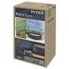 INTEX Spa-kansi Tummanharmaa 180 x 180 cm PVC ja PU