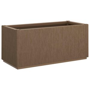 vidaXL Puutarhan kukkalaatikko Ruskea 80 x 36 x 35 cm PP