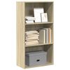 vidaXL Kirjahylly Sonoma-tammi 60x30x114 cm tekninen puu