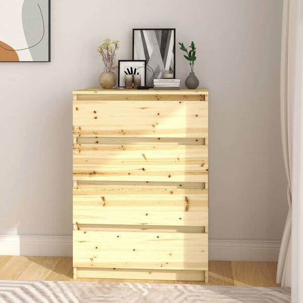 vidaXL Sivukaappi 60x36x84 cm t&auml;ysi kuusi