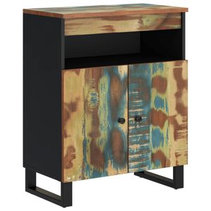 vidaXL Senkki 2 ovella 60x33x75 cm kierr&auml;tetty t&auml;yspuu