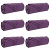 vidaXL Heittop&auml;&auml;llys 6 pcs Violetti 270 x 240 cm Fleese