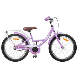 vidaXL Lastenpy&ouml;r&auml; 20 Tuumaa 6-11-vuotiaille Violetti