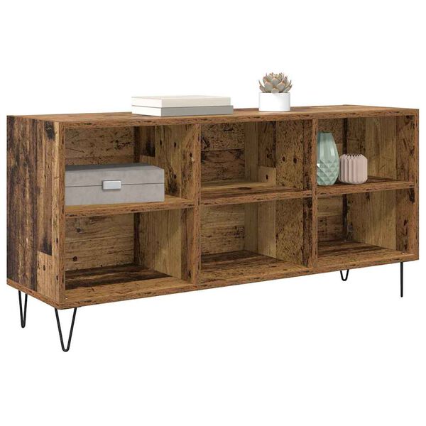 vidaXL TV-kaappi Vanha Puu 103,5 x 30 x 50 cm Tekninen puu