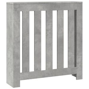 vidaXL L&auml;mp&ouml;patterin suoja betoninharmaa 78x20x82 cm tekninen puu