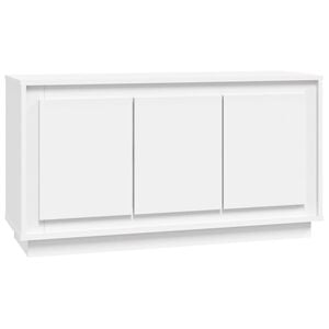 vidaXL Senkki valkoinen 102x35x55 cm tekninen puu