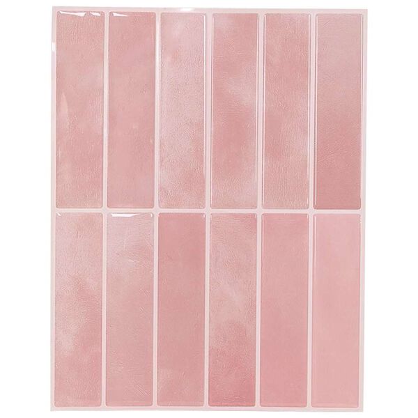 vidaXL Suorakulmainen laatta 10 pcs Pinkki 29 x 23 x 0,08 cm