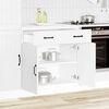 vidaXL Keitti&ouml;n pohjakaappi Lucca valkoinen suunniteltu puu