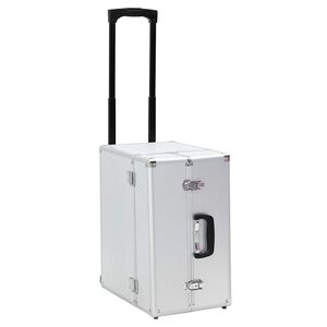 vidaXL Vetolaukku 47x39x27 cm hopea alumiini